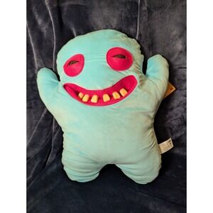 ZURU 18" Fuggler BIGG FUGG Shameless Goof BLUE Ugly Monster Plush w/teeth XL